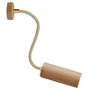 Image de creative cables Fermaluce Flex 30 Leuchte mit Mini Baldachin aus Holz und Strahler mit Tub-E14 Lampenschirm - sans Ampoule, Neutre