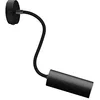 Image de creative cables Fermaluce Flex 30 Leuchte mit Mini Baldachin mit Schalter und Strahler mit Tub-E14 Lampenschirm - avec Ampoule, Noir