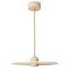 Image de creative cables Lampe Suspension en Bois avec câble Textile et Abat-Jour UFO - sans Ampoule, Neutre