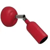 Image de creative cables - Lampe en silicone avec articulation et interrupteur intégré, Rouge