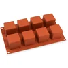 Image de Plaque silicone 8 cubes Silikomart