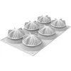 Image de silikomart Moules en silicone pour Mini Wave - Moule en silicone n° 6 - Diamètre : 73 mm - Hauteur : 40 mm - Accessoire professionnel pour la cuisine et la pâtisserie - Moules pour gâteaux et four