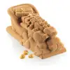 Image de Kit moule à bûche Pôle Nord traineau du père noël Silikomart