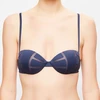 Image de La Perla - Haut de maillot Dunes bleu T.42/B