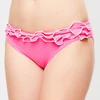 Image de La Perla - Bas de maillot Waves à volants fuchsia/blanc 44