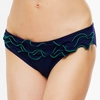 Image de La Perla - Bas de maillot de bain Waves bleu marine/emeraude 46