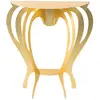 Image de Arti & Mestieri Ballerina   Console d'entrée Petite et élégante de Design 100% fabriquée en Italie   en Fer, 80 x 35 x 80 cm   Or, 80x35Px80h