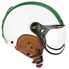 Image de CGM EBI Casque de Ski Unisexe Adulte, Blanc Vert Rouge Mat, S (55-56cm)