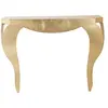 Image de Arti & Mestieri Chippendale   Console d'entrée élégante Design 100% fabriquée en Italie   en Fer, 100 x 30 x 80 cm   Or, 100x30x80h