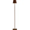 Image de Zafferano, Lampada Poldina L, Lampadaire Rechargeable et Sans Fil avec Contrôle Tactile, Convient pour le Salon et l'Extérieur, Dimmer 2200-3000 K, Hauteur Réglable 52-122 cm, Couleur Corten