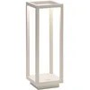 Image de Zafferano, Lampe Home Pro, Lampe de Table Rechargeable et Sans Fil avec Contrôle Tactile, Adaptée pour le Salon et l'Extérieur, Dimmer, 3000 K, Hauteur 29,4 cm, Couleur Blanc