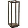 Image de Zafferano, Lampe Home Pro, Lampe de Table Rechargeable et Sans Fil avec Contrôle Tactile, Convient pour le Salon et l'Extérieur, Dimmer, 3000 K, Hauteur 29,4 cm, Couleur Corten