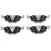 Image de JAPANPARTS Plaquettes de freins Arrière préparé pour l'indicateur d'usure Épaisseur 16,7mm sans accessoires PP-0105AF Compatible avec BMW 3 Berline E46 3 Coupé E46 3 Berline E36 3 Coupé E36