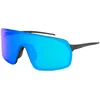 Image de Out Of - Rams, lunettes de soleil sport avec verres Zeiss, fabriqués en Italie (Blue Lens - Black logo, M)