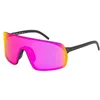 Image de Out Of - Rams Adapta, lunettes de soleil sport avec verres Zeiss, fabriqué en Italie (Violet Lens - noir logo, M)