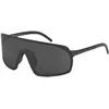 Image de Out Of - Rams Adapta, lunettes de soleil sport avec verres Zeiss, fabriqués en Italie (Smoke Lens - noir logo, M)