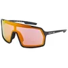 Image de Out Of - Lunettes de soleil de sport Bot 3 avec verres électroniques Irid, fabriquées en Italie, noir/blanc., M