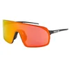 Image de Out Of - Rams, lunettes de soleil sport avec verres Zeiss, fabriqué en Italie (Red Lens - White logo, S)