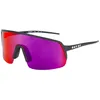 Image de Out Of - Plume, lunettes de soleil sport avec verres photochromiques polarisés, fabriqués en Italie, blanc, S