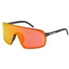 Image de Out Of - Rams Adapta, lunettes de soleil sport avec verres Zeiss, fabriqué en Italie (Red Lens - White logo, S)