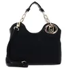 Image de Liu Jo sac à main sac à épaule Faiza ECS Satchel Bag Nero/Brass Gold noir