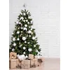 Image de Dmora - Sapin de Noël Amsterdam, Sapin artificiel extra épais, véritable Sapin effet PVC, 475 branches, hauteur 180 cm