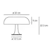 Image de Artemide Nessino - Lampe à poser design, orange