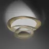 Image de Artemide Pirce Mini plafonnier LED, 3000K, doré