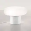 Image de Artemide Itka lampe table LED pied céramique blanc