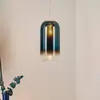 Image de Artemide Gople Mini suspension bleue/argentée