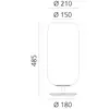 Image de Artemide Gople lampe de table, cuivre/noir