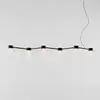 Image de Suspension LED Artemide Zephyr Linear, noir, 160 cm, application