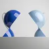 Image de lampe à poser Artemide Dalú, bleu clair, hauteur 26 cm, plastique