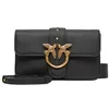 Image de Pinko sac à épaule bandoulière Love One Mini Slouchy FL Nero - Antique Gold noir