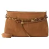 Image de Pinko sac à épaule bandoulière Belt Bag Big Suede Brown - Lion - Antique Gold brun