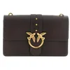 Image de Pinko Love One Classic Sac à bandoulière en cuir marron