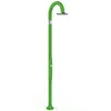 Image de Arkema Douche classique à double entrée eau chaude et froide Arkema Funny Yin en polyéthylène HD Couleur vert clair Douche pour intérieur et extérieur avec mitigeur et pomme de douche de 25 cm