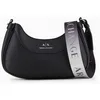 Image de Armani Exchange Wave Small Hobo Bag, Sac Femme, Noir, Einheitsgröße