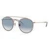 Image de Rayban mixte adulte 0RB3647N 90683F 51 Montures de lunettes, Transparent (Transparente/Clear Gradient Blue)