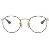 Image de Ray-Ban homme 0RX3447V Lunettes de soleil, Noir (Gold On Top Black), 47