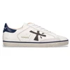 Image de Premiata pour homme. STEVEN Steven - Baskets en cuir blanc (44), Plat, Lacets, Casuel