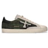 Image de Premiata pour femme. STEVEND Chaussures en cuir vert Stevend (36), Plat, Lacets, Casuel