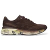 Image de Premiata pour homme. MOERUN Baskets en cuir Moerun marron (44), Plat, Lacets, Casuel