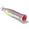 Image de Seaspin Toto 131   Leurre Artificiel pour la Pêche au Spinning, Popper Flottant 131 mm 36 g   Trou Hydrodynamique, Armature Traversante   pour Tassergals Liches Sérioles Barracudas Purple Mackerel