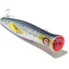 Image de Seaspin Toto 131   Leurre Artificiel pour la Pêche au Spinning, Popper Flottant 131 mm 36 g   Trou Hydrodynamique, Armature Traversante   pour Tassergals Liches Sérioles Barracudas ITA Mackerel