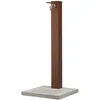 Image de Fontaine de jardin avec robinet et base en ciment Couleur marron rouille H91 cm