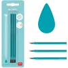 Image de Lot de 3 Recharges Gel Effaçable pour Stylo Legami Bleu Turquoise