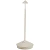 Image de Zafferano, Lampe Pina Pro, Lampe de Table Rechargeable et Sans Fil avec Contrôle Tactile, Convient pour le Salon et l'Extérieur, Dimmer, 2700 K, Hauteur 29 cm, Couleur Sable