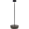 Image de Zafferano, Lampe Swap Pro, Lampe de Table Rechargeable et Sans Fil avec Contrôle Tactile, Convient pour le Salon et l'Extérieur, Dimmer, 2700 K, Hauteur 32,5 cm, Couleur Noir