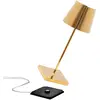 Image de Zafferano Poldina mini luminaire rechargeable intérieur doré brillant